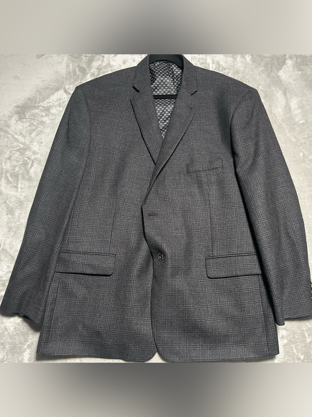 Jos A Bank Tailored Fit Blazer Suit Jacket Mens 52R Plaid